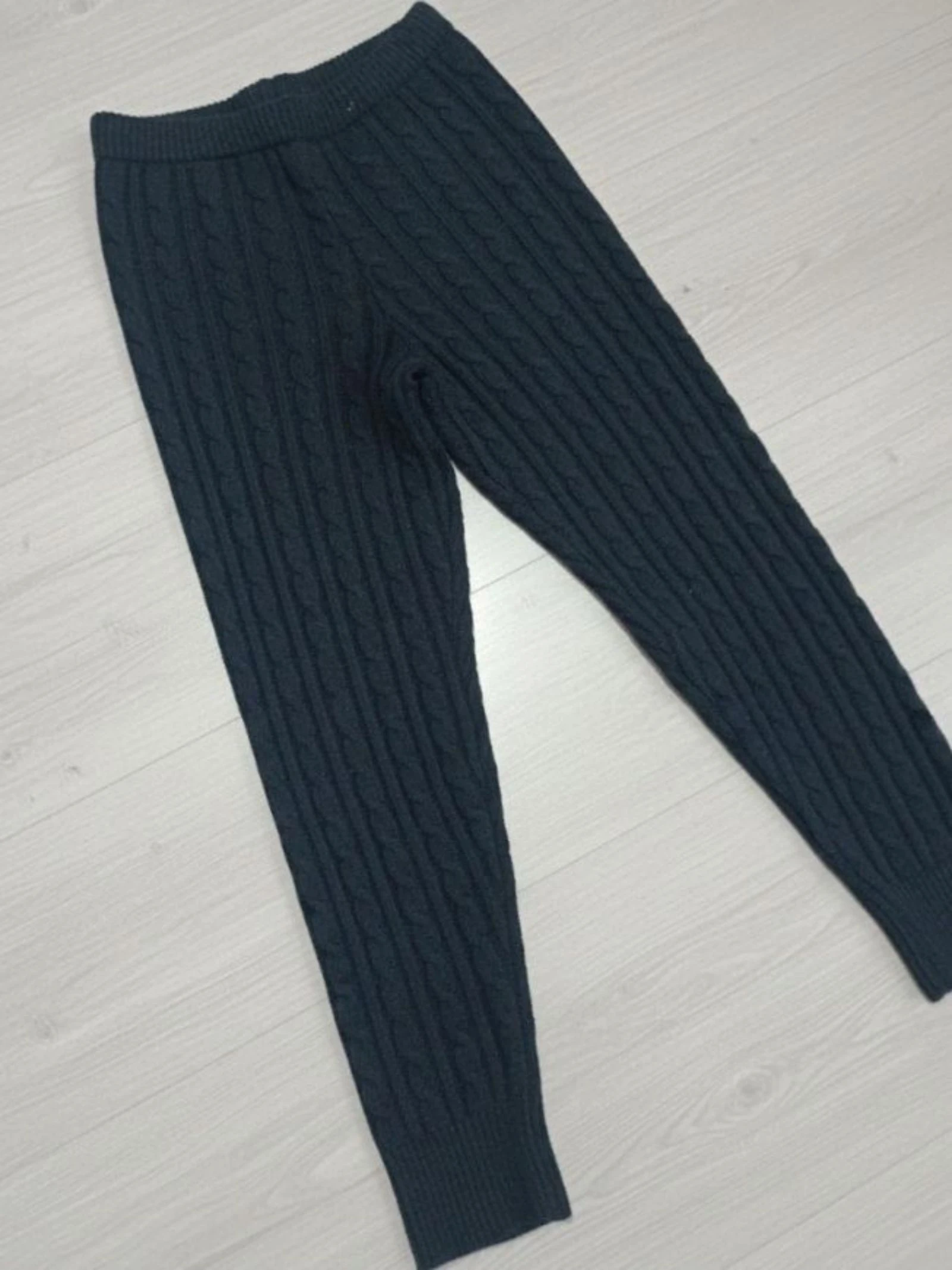 Pantalón de punto ochos Calzedonia Coquette Cable Knit Joggers Slim Lounge Pants  – photo 6